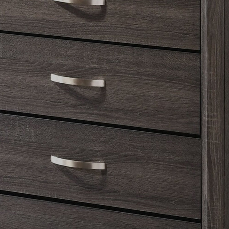 Hulme 31'' W 5 - Drawer Dresser, Gray