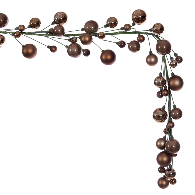 Guirlande de 6 pi Vickerman., Moka