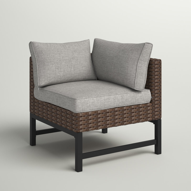 Hesse Outdoor Lounge Right-Arm Chair with Olefin Cushions