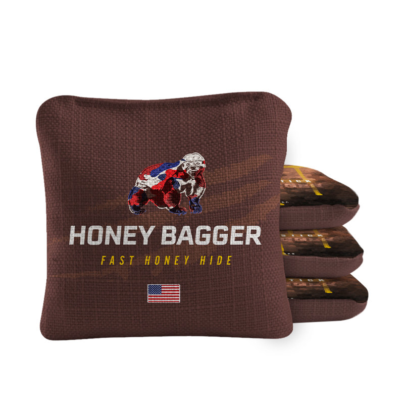 Sacs de cornhole Honey Bagger Synergy Pro, Brun
