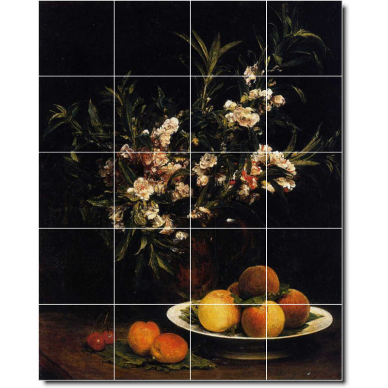 Carreau de peinture murale 32 po x 40 po 8 po x 8 po, Fruit et légume 03190
