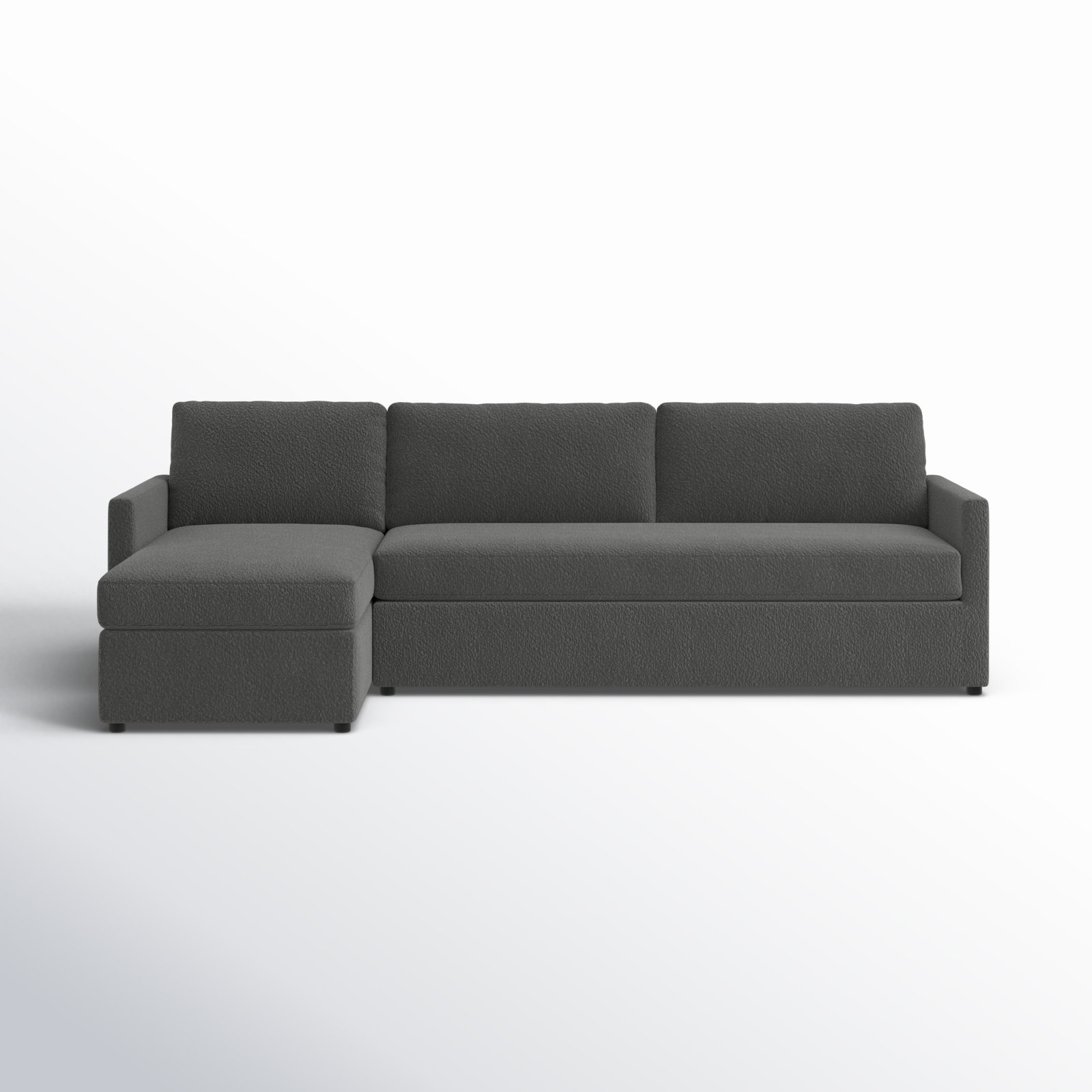 Damari 2 - Piece Upholstered Chaise Sectional, Left Hand Facing, John Flour Performance Linen Blend