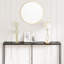 Console étroite 63 po moderne, canapé-lit mince derrière le canapé, table d'entrée en métal noir pour le salon, couloir, L 63 po x l 7,9 po x H 31,7 po