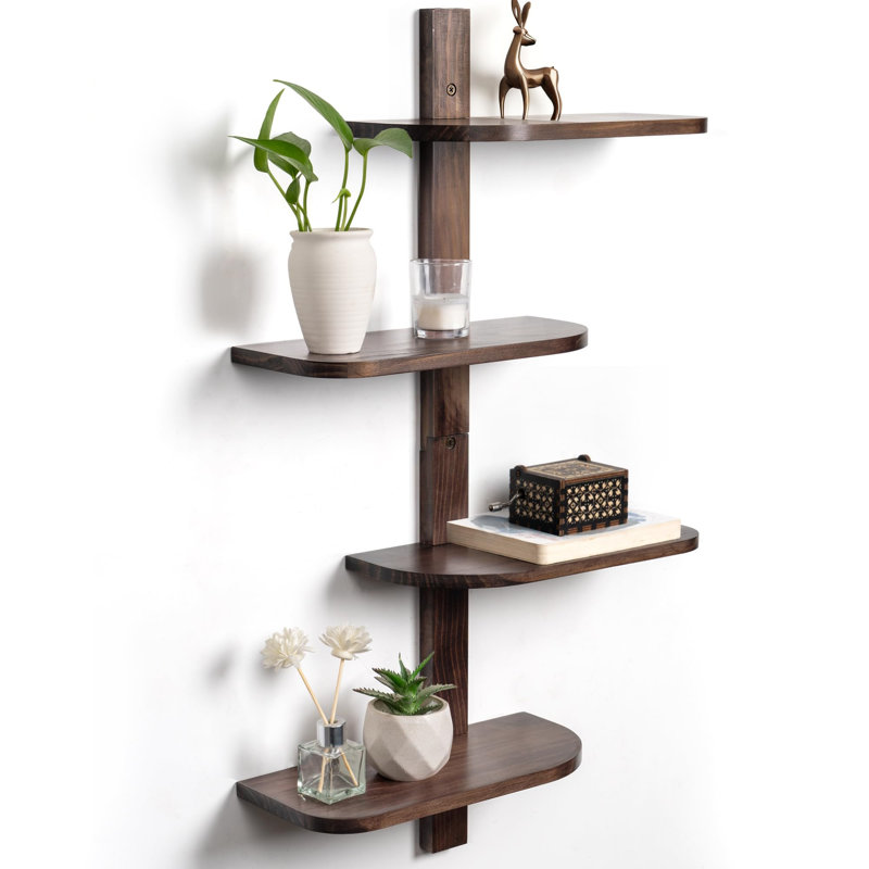Tablettes flottantes modernes pour mur