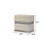 Modern 2-Drawer Nightstand with Soft LED Lighting