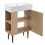 Meuble-lavabo 21,6 po avec lavabo en céramique-1175006201