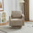 29.13" W Square Swivel Accent Chair, Modern Rotating Arm Chair With Open Back,360 Degree Rotation, Lounge Club Chair With Removable Back Cushion For Living Room, Hotel, Bed Room-928248213