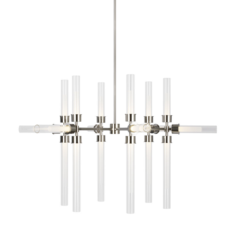 Linger 18 - Light LED Chandelier, Polished Nickel