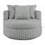 Fauteuil demi-tonneau surdimensionné Mindy