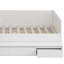 Lit plateforme en bois avec tiroirs, tablettes et coiffeuse-618143253