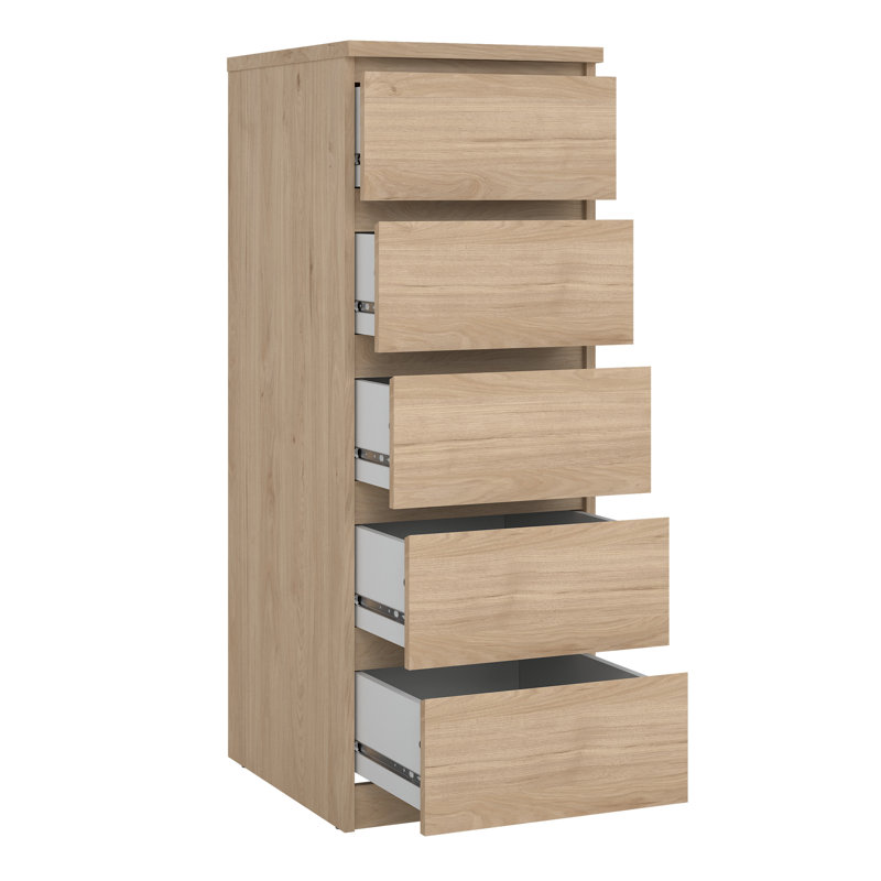 Parley 40.4cm W 5 - Drawer Chest of Drawers
