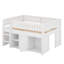 Lit mezzanine avec armoire de rangement et tableau noir-2109691793