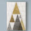Art sur toile Guarani «Mod Triangles III Gold»-33426862