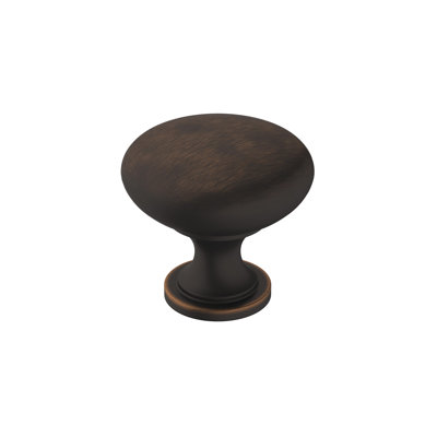 Era 1-1/4 inch (32mm) Diameter Oil-Rubbed Bronze Cabinet Knob - 10 Pack