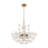 8 - Light Crystal Glass Chandeliers Pendants Light