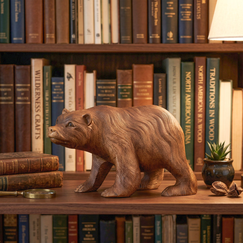 Figurine en bois sculptée à la main Gazo 12