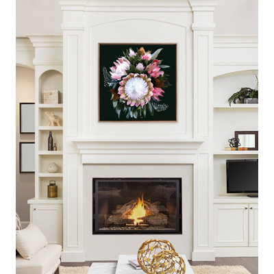 Peninsula Wild Flower by Inkheart Designs Framed Canvas Wall Art Print