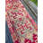 33.5x162.2 Inch Red Wool Runner Rug, Traditional Vintage Modern Geometric Rug