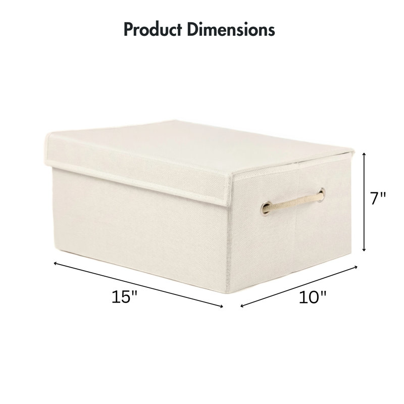 2-Pack Collapsible Laundry Basket 16L 15"x10"x7" | Linen