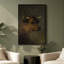 Art mural encadré, impressions murales de portrait de taureau pour chambre à coucher - 16 po x 24 po-1110566553-1110566554