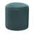 Terri Wide Velvet Round Pouf Ottoman-1036623955