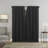 Sun Zero Treviso Linen Blend Magnetic Closure 100% Blackout Back Tab Curtain Panel-110987424-111840740