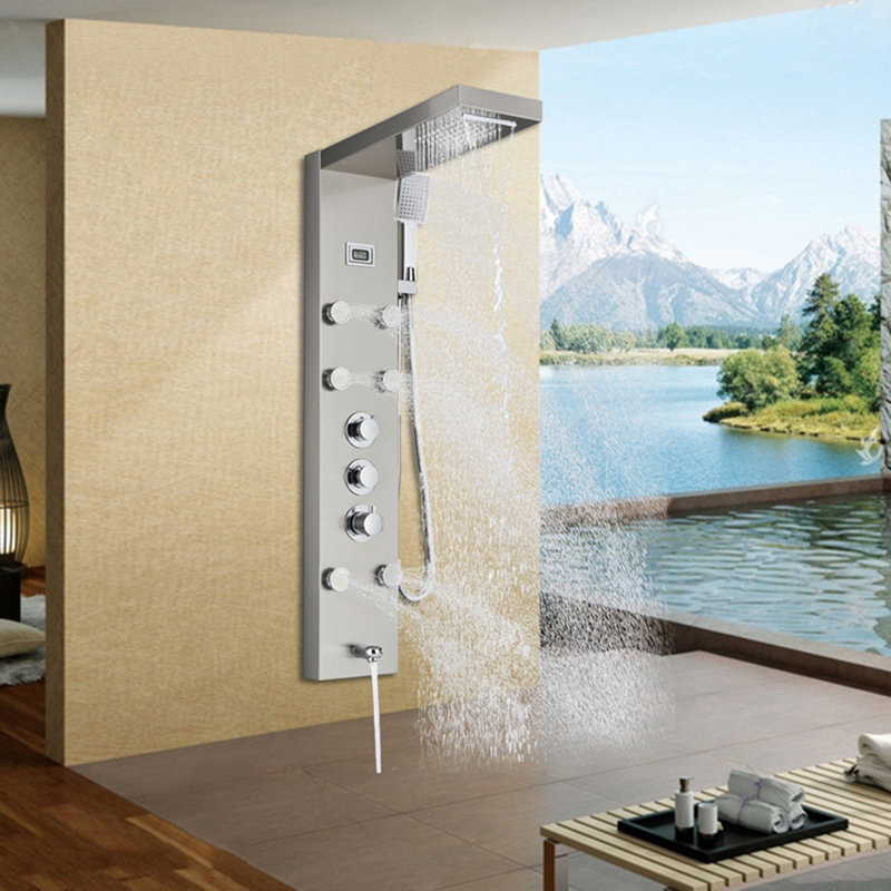 48'' Shower Panel with Fixed Shower Head