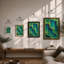 Luminous Ribbons Modern - Framed Print-1626931238-1626931247