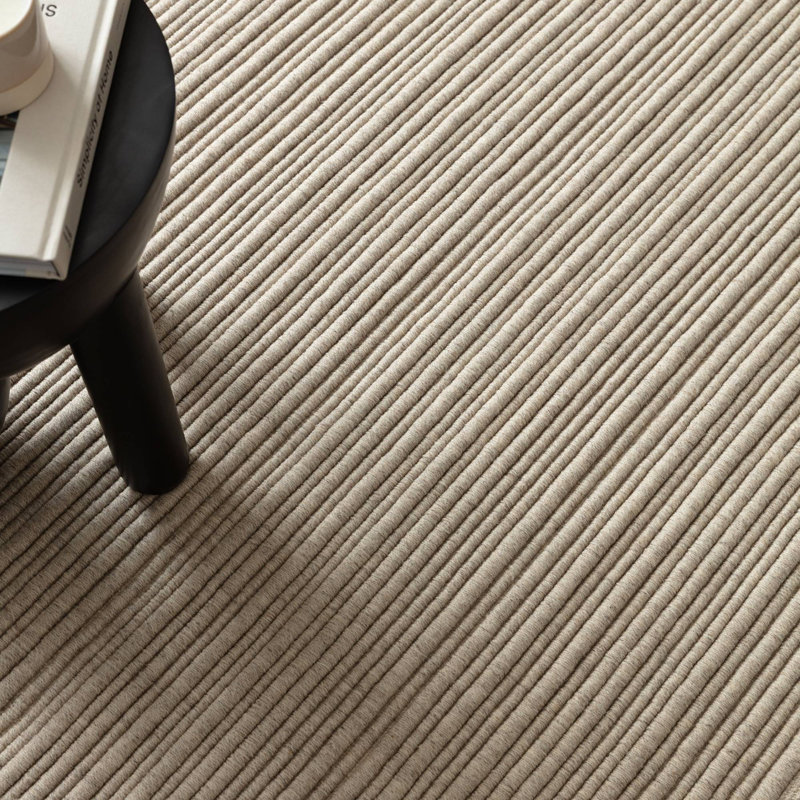 Berhan Looped Ivory Area Rug, Rectangle 160 x 230 cm