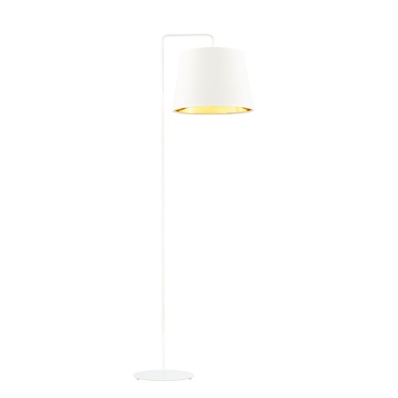 Ronja 156cm Task Floor Lamp, White, White