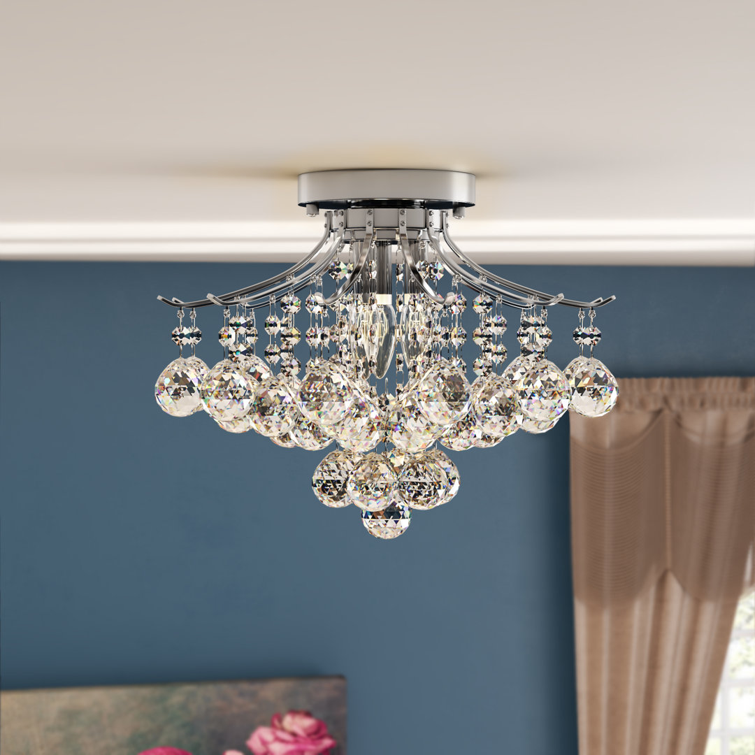 Stoller Crystal Flush Mount Willa Arlo™ Interiors