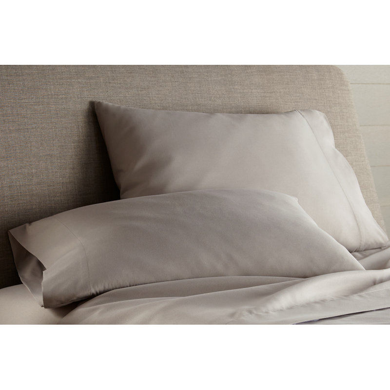 Taie d'oreiller en microfibre Dixon, Très grand, Sable chaud