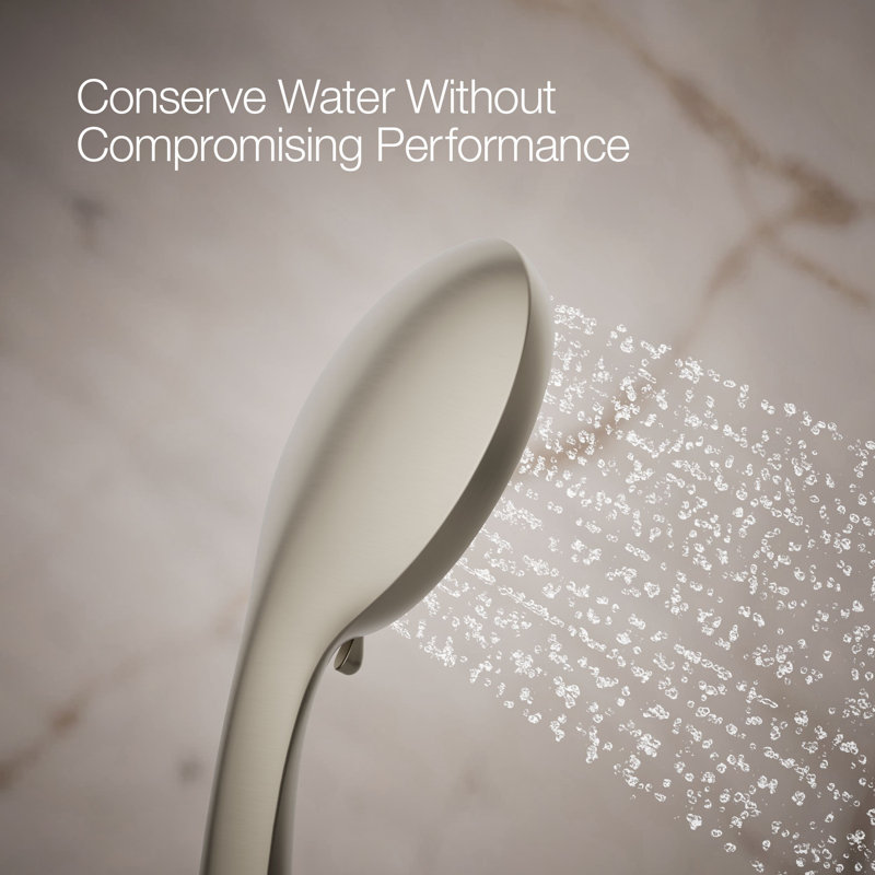 Awaken B110 Four-Function Handshower, 2.5 Gpm, Vibrant Brushed Nickel