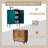 Double-door metal edge cabinet, storage cabinet with magnetic mesh door-122596568