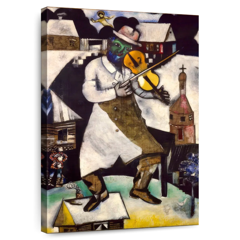 Le violoneux - 1913, H 30 po x l 20 po