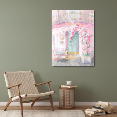 Red Barrel Studio® Nai, Danhui Gallery Wrapped Canvas Art Titled: Pastel Paris IV 70119