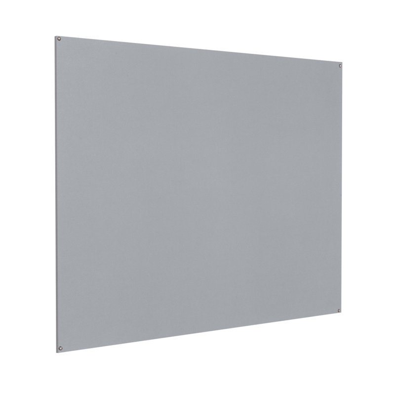 Wall Mounted Bulletin Board, Grey, 120 cm H x 150 cm W