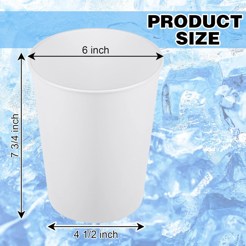 Ensemble de 12 seaux à glace pour fêtes Refroidisseur à vin en plastique pour soda à champagne et bière Refroidisseur à bouteille de vin classique pour mariage Seaux polyvalents comme vase à fleurs ou poubelle