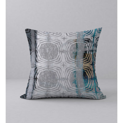 Housse de coussin décorative carrée escamotable et insert
