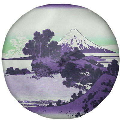 Coussin Katsushika Hokusai Shichiri dans la province de Sagami