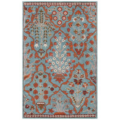 Tapis floral en laine Kouerga Wyndham
