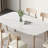 Picture color Rectangular Sintered Stone tabletop Dining Table-111177534