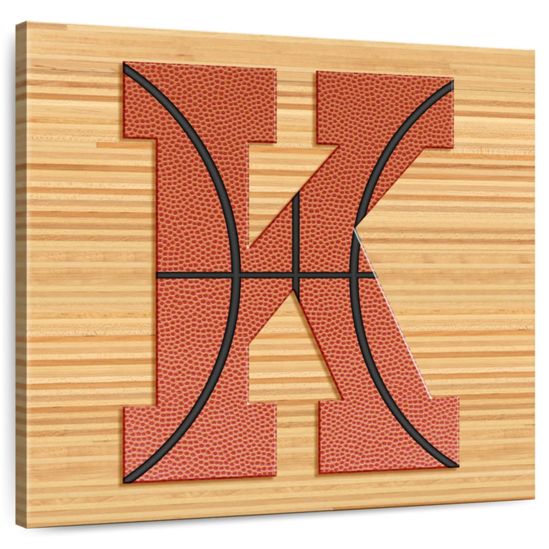 Tergel Basketball lettre K, H 39 po x l 39 po