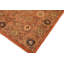Tapis oriental rose et doré en laine noué à la main 8 pi 4 po x 9 pi 11 po Abbigail