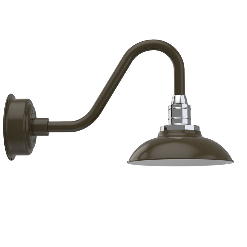 Ludwicka Wall Light, 12.52" H x 10" W x 21.25" D, Mahogany Bronze