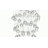 7 Light Double Swirl Crystal Drop Chandelier