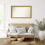 Townhouse Gold Non-Beveled Bathroom Wall Mirror-1016737306