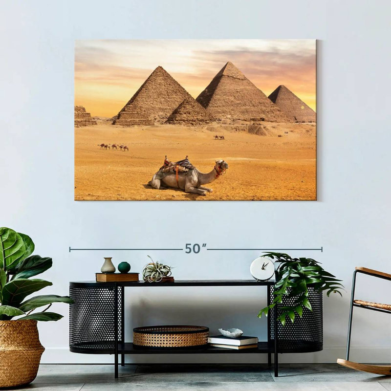 Adella Great Giza Pyramids, 32" H x 48" W