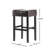 Bonded Leather Backless Bar Stool Set Ideal for Bars, Kitchen Counters and High Tables, Offering Comfort and Style