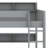 Bunk Bed Frame with Trundle and Built-in Storage Shelves-1782665728-1782665734